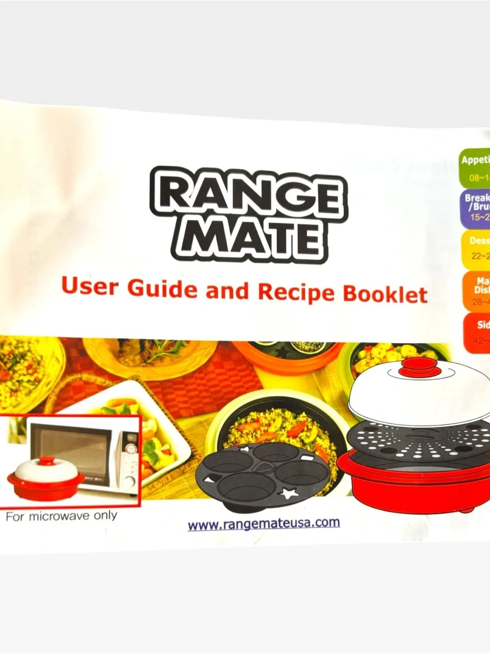 Range Mate Microwave Grill Pan & Steamer Set (Yellow)
